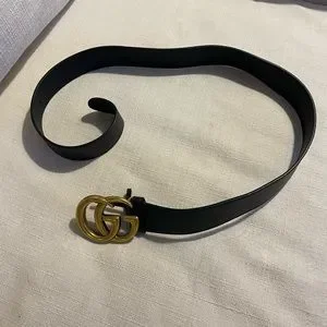 Gucci GG wide leather black belt, worn just a few times. Gucci | Accessories | Gucci Gg Wide Leather Black Belt Worn  main image 2